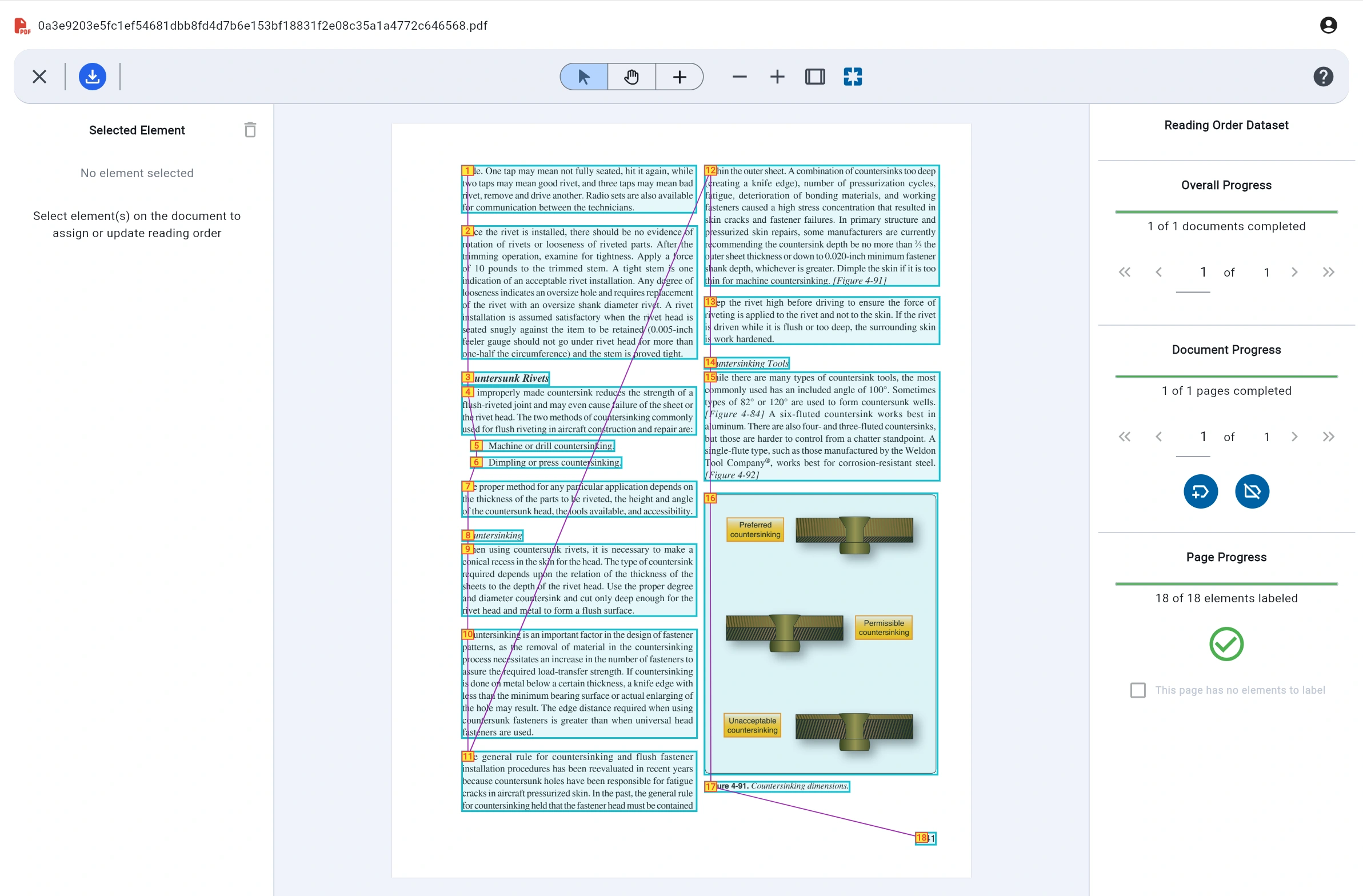 DocuGraph Auto Labeler workspace view 3